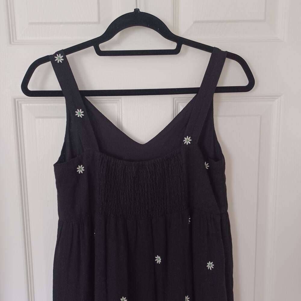 Karen Kane In The Garden Embroidered Tiered Midi Dress Black XS/S - Picture 9 of 15